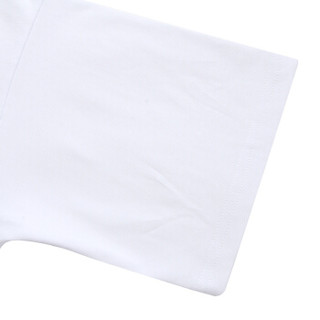 GCDS 男士白色圆领短袖T恤衫 M020067 01 白色 XL