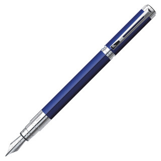 威迪文（WATERMAN）远景 蓝色白夹钢笔/墨水笔