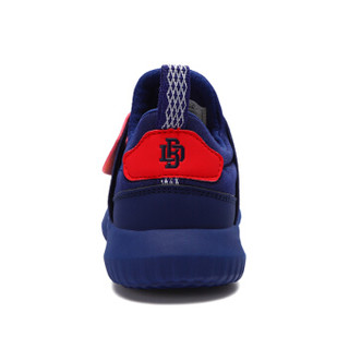 小黄鸭（B.Duck）童鞋 儿童运动鞋舒适休闲男童跑步鞋 B1983011网布正蓝35