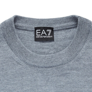 EA7 EMPORIO ARMANI阿玛尼奢侈品男士长袖圆领针织上衣6ZPMZ8-PM04Z GREY-3905 L