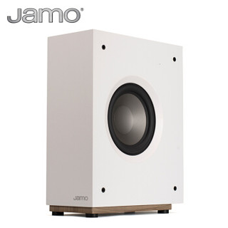 尊宝（Jamo）S 810 SUB 音响 音箱 10英寸木质有源低音炮 音响/家庭影院/超重低音 （白色）