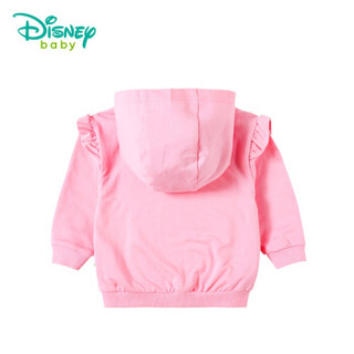 迪士尼（Disney）外套女童新款宝宝带帽前开扣白雪公主休闲上衣181S959 粉色 3岁/身高100cm