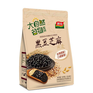 智力 营养早餐 即食黑豆芝麻澳洲复合燕麦 520g （40g*13小袋）