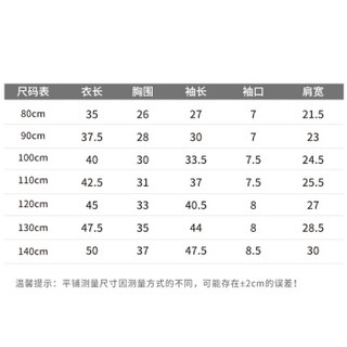 纤丝鸟 TINSINO 童装女童T恤长袖2019春季新款宝宝休闲韩版柔棉圆领印花打底衫 最佳选手浅灰蓝 90