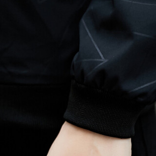 南极人（Nanjiren）夹克男装上衣外套韩版修身运动棒球服  NJR9991 黑色 XL码