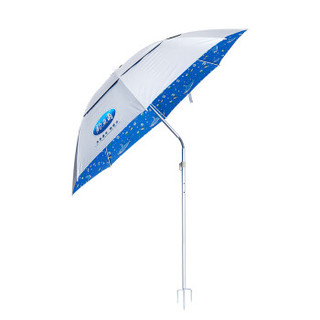 千渡（QUIANTU）H款户外超轻垂钓鱼遮阳伞碳素 万向折叠钓伞防紫外线防晒雨伞帽渔具