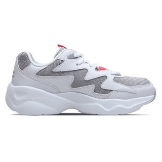 SKECHERS 斯凯奇 D'LITES系列  熊猫休闲鞋 时尚绑带 88888105-BKGD 白色/灰色 39.5