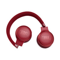 JBL 杰宝 LIVE 400BT 耳罩式头戴式蓝牙耳机 红色