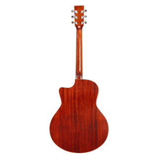 商品莫森(mosen)dk600c云杉单板民谣缺角木吉他弹唱伴奏亮光原木色ga