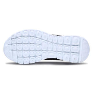 SKECHERS 斯凯奇 LIFESTYLE系列 女款绑带休闲跑步鞋 12615-BKW 黑色 37