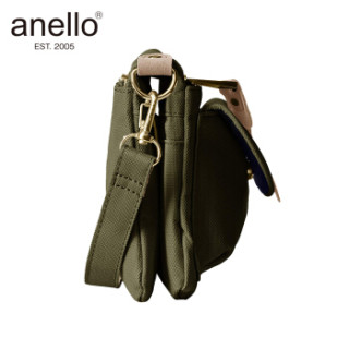 anello 阿耐洛  日本潮流可拆肩带多用轻量便携单肩斜挎包B1223卡其色