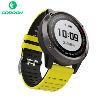 咕咚手表 codoon 咕咚多功能心率运动跑步游泳骑行防水GPS手表6种运动模式超长待机S1表带（两条装）