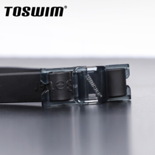 拓胜(TOSWIM) 泳镜高清防雾 舒适游泳眼镜 专业防水游泳镜 TS81300299500 墨鱼黑500度