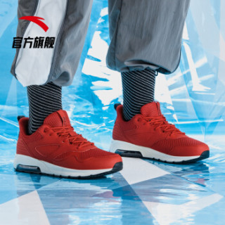 ANTA 安踏 男鞋2019新款男子半掌气垫缓震休闲鞋运动训练鞋 11917775-4 大学红/象牙白/黑 6.5(男39)