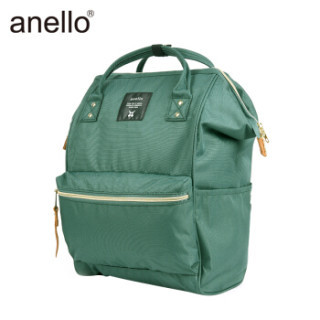 anello 阿耐洛 日本潮男女离家出走小号手提双肩背包B0197B深绿色