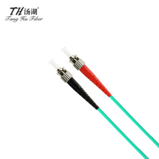 汤湖 TH-W115 电信级光纤跳线 ST-ST 3米万兆多模双芯光纤尾纤 收发器尾纤OM3光纤线