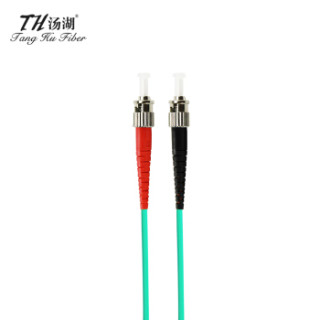 汤湖 TH-W115 电信级光纤跳线 ST-ST 3米万兆多模双芯光纤尾纤 收发器尾纤OM3光纤线