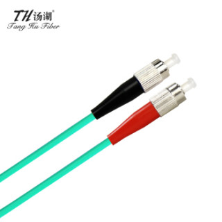 汤湖 TH-W119-15 光纤跳线 电信级光纤线 网线跳线 FC-LC万兆光纤线 多模双芯尾纤 收发器尾纤OM3 15米