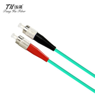 汤湖 TH-W119-15 光纤跳线 电信级光纤线 网线跳线 FC-LC万兆光纤线 多模双芯尾纤 收发器尾纤OM3 15米