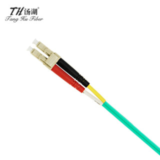 汤湖 TH-W119-15 光纤跳线 电信级光纤线 网线跳线 FC-LC万兆光纤线 多模双芯尾纤 收发器尾纤OM3 15米