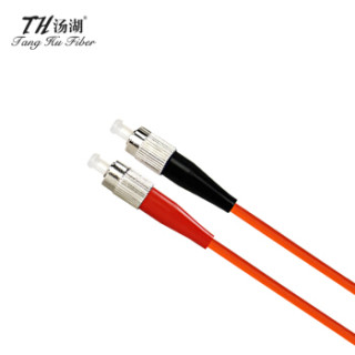 汤湖 TH-M118-20 光纤跳线 工程电信级光纤线 网线跳线 FC-FC多模双芯尾纤 收发器尾纤光纤线 20米