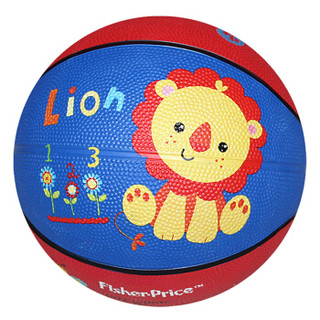 费雪（Fisher Price）儿童玩具球（7寸篮球狮子+9寸拍拍球绿色+10寸摇摇球红色 赠送打气筒）