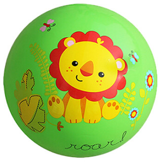 费雪(Fisher Price)儿童玩具球(7寸篮球狮子+9寸拍拍球绿色+10寸摇摇球红色 赠送打气筒)