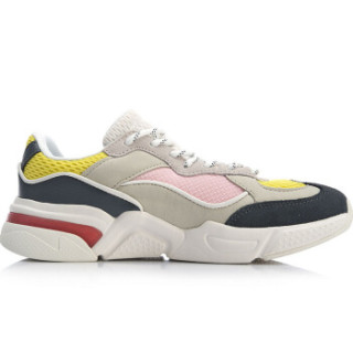 LI-NING 李宁 逆转女子轻便耐磨经典休闲鞋 AGCN382-1 40