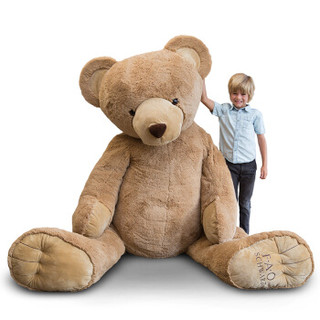FAO 巨型毛绒熊毛绒仿真玩偶男孩女孩玩具儿童礼物可爱公仔情景玩具-巨型毛绒熊TSFC6000097