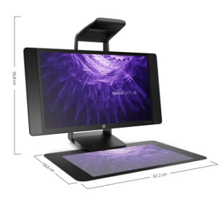 惠普(HP)Sprout Pro G2 21.3英寸一体式触控3D扫描工作站(i7-7700T 16G 512GSSD Win10 Pro 三年上门)