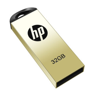 惠普(HP)v225w 32G u盘刻字创意纪念礼品展会企业logo个性化自定义金属U盘定制