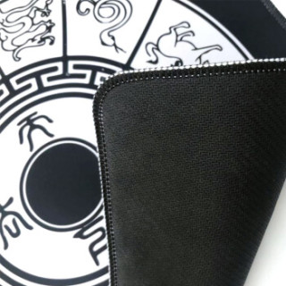 酷米索 (KUMISUO)鼠标垫自营 超大 大号鼠标垫 M1生肖黑色750*350*3MM 加厚锁边游戏垫 办公鼠标垫 凑单