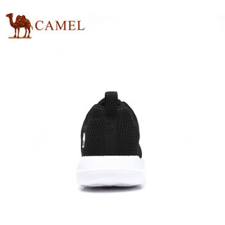 CAMEL 骆驼 柔软透气网面运动休闲鞋子 A912304580 黑色 39