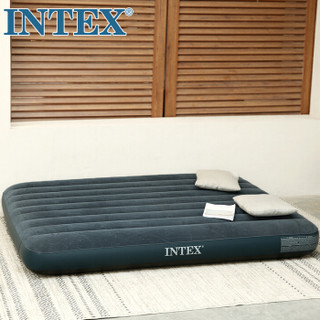 INTEX 充气床垫露营气垫床户外防潮垫 家用空气床午休双人折叠床升级款