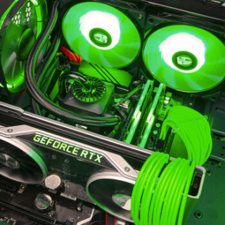 雷霆世纪 Greenlight 957 i9-9900K/RTX2080公版/技嘉Z390/幻光戟8G*2/500G+27英寸144Hz电竞曲面显示器