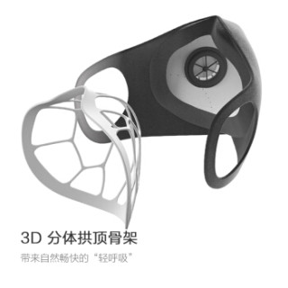 智米(SMARTMI)QHXFMKZ/01ZM 智米轻呼吸防霾口罩L