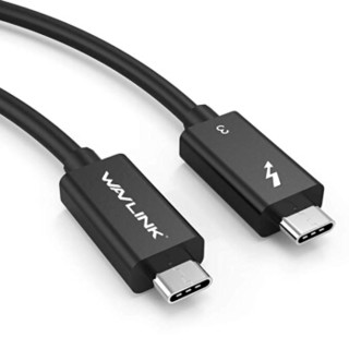 睿因（Wavlink）WS-TC10P Thunderbolt 3数据线 雷电3传输线 1米 双头Type-C苹果笔记本充电线 黑色