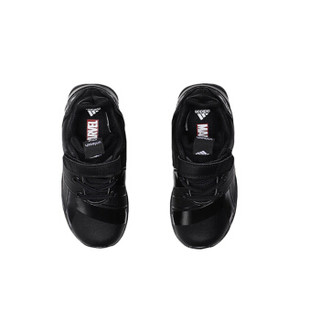 阿迪达斯（adidas)儿童鞋秋冬新款运动鞋蜘蛛侠男女童松紧带跑步鞋AH2451 黑色30码/12K