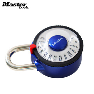 玛斯特（Master Lock）密码锁挂锁健身房柜门锁宿舍门锁文件柜锁1588D蓝色