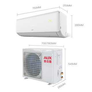 奥克斯（AUX）1.5匹 冷暖定频 空调挂机 KFR-35GW/AFF600+3（上海申通地铁项目）