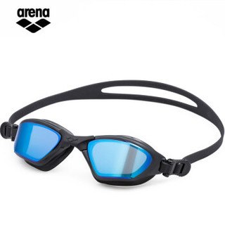 阿瑞娜（arena）日本进口泳镜 男女士科技全视镜 大框舒适高清镀膜防雾防水游泳镜 大视野眼镜 AGL-830M-BSBK