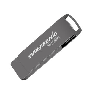 超音速 Supersonic 128GB USB3.0 X3 锖色金属U盘 高速传输  时尚便利