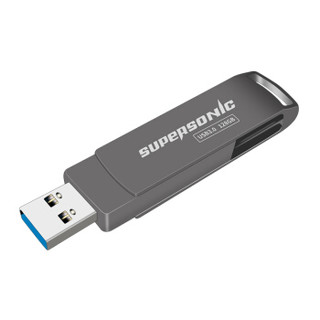 超音速 Supersonic 128GB USB3.0 X3 锖色金属U盘 高速传输  时尚便利