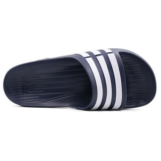 adidas 阿迪达斯 游泳系列 DURAMO SLIDE 运动凉拖鞋 G15892 蓝色 44码 UK10码