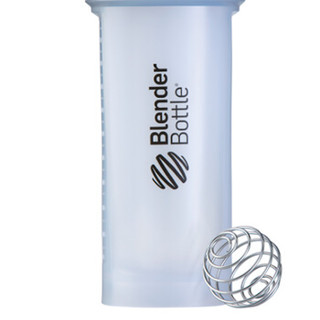 Blender Bottle 大容量蛋白粉奶昔摇摇杯户外运动水杯带搅拌球 透明黑字 约1300ml