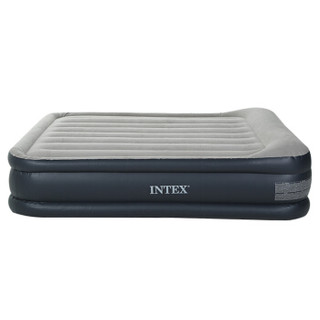 INTEX 64136内置电泵线拉充气床垫 单双人加厚加高内置枕头冲气垫床折叠床家用户外便携