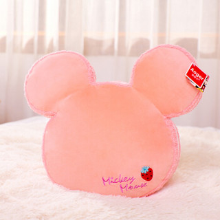 迪士尼（Disney）马卡龙软体抱枕办公室靠垫毛绒玩具生日礼物午休午睡枕 DSN（T）1598粉色