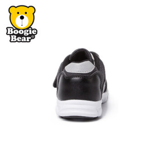 Boogie Bear 童鞋女童鞋子2018新款春季男童运动鞋小童休闲鞋秋防滑 9732100012 黑色 27