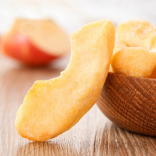 卡比兽 苹果水果干 蜜饯水果干 休闲零食小吃 即食水果干80g 罐装
