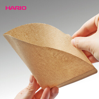HARIO 日本进口咖啡滤纸V60原木便携滴漏式 VCF100枚02号